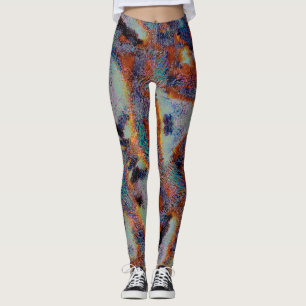 Digitala fårullsmitta med färgad färg leggings