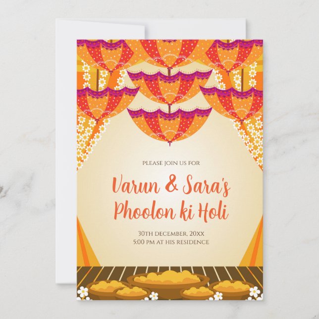 Digitala Haldi-inbjudningar & Digitala Haldi-inbju Inbjudningar (Framsida)