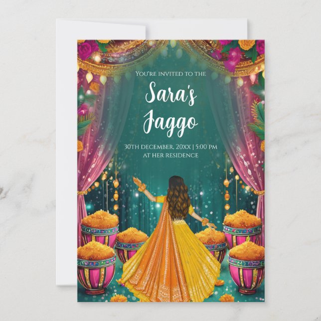 Digitala Jaggo-inbjudningar Jago bjuder in Inbjudningar (Framsida)