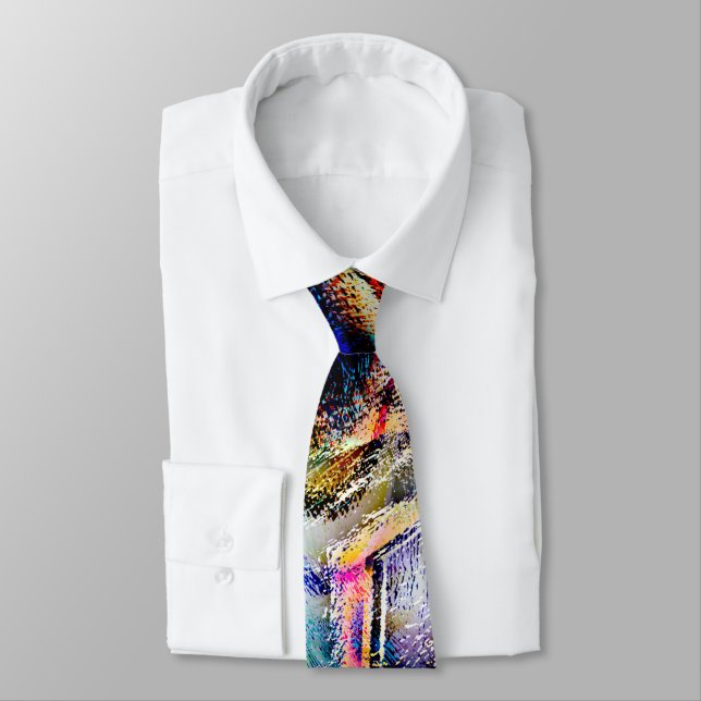  digitala repor med glansig mörk och elegans slips (Bunden)