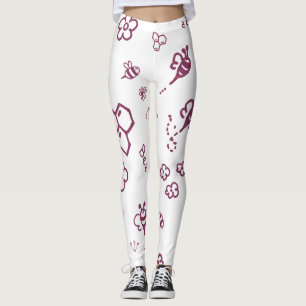 Digitala skrapbokningar leggings