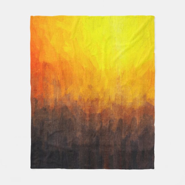 Digitala strukturer för målning. Abstrakt art vint Fleecefilt (Framsidan)