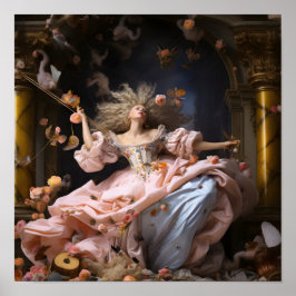 Digitalavtryck av Baroque Poster