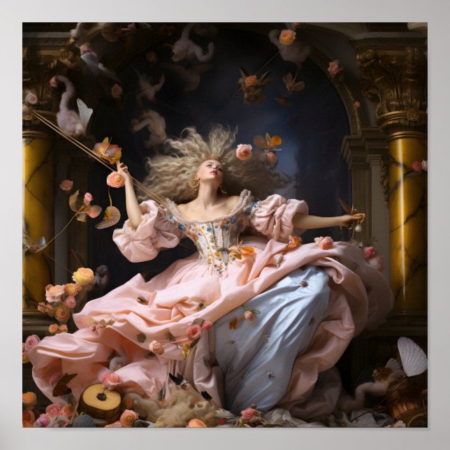 Digitalavtryck av Baroque Poster (Framsidan)