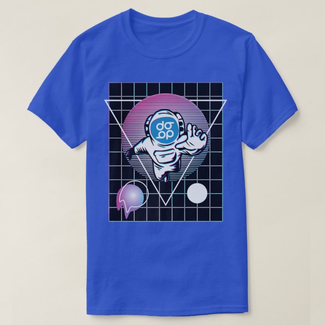 DigitalBits Astronaut  T Shirt (Design framsida)