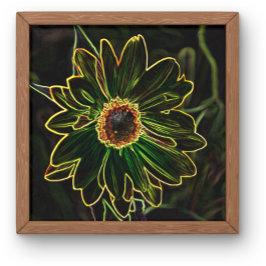 Digitale Kunst Leinwand Neon Natur Canvastryck