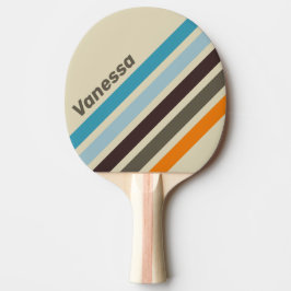 Digitalis Rost Vinklad randig med namn Pingisracket