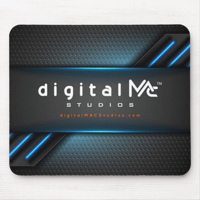 DigitalMAC Studios Futuristiska Mouse Pad Musmatta (Framsidan)