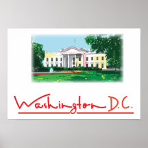Digitalmålning i Washington DC - Vita huset