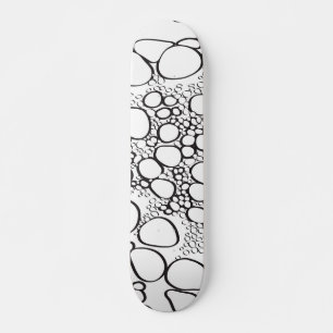 Digitalt abstrakt 10 mini skateboard bräda 18,5 cm