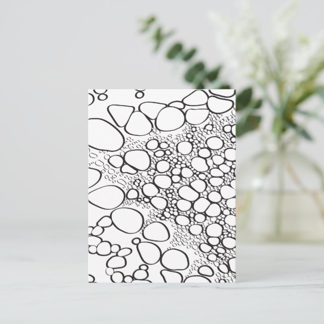 Digitalt abstrakt 10 vykort (Stående Fram)