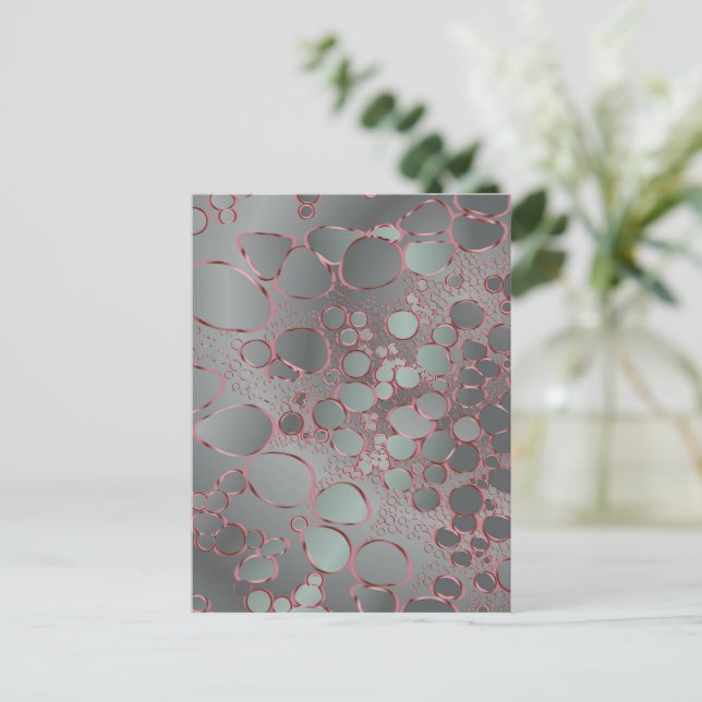 Digitalt abstrakt 3 helg vykort (Stående Fram)