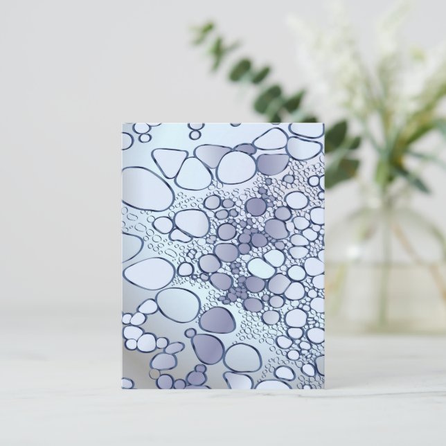 Digitalt abstrakt 6 helg vykort (Stående Fram)