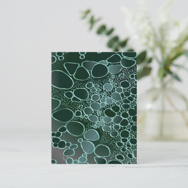 Digitalt abstrakt 9 helg vykort (Stående Fram)