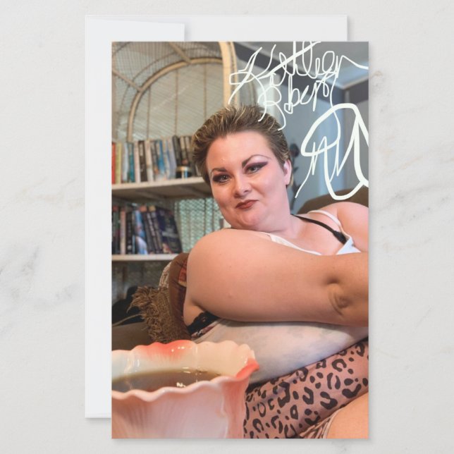 Digitalt autograferat foto på mig på Pappra Lakan (Framsida)