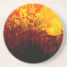 Digitalt belyst målning av Bamboo Måne