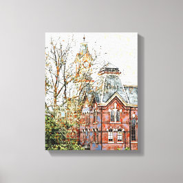 Digitalt blandat medierastat Kanvastryck