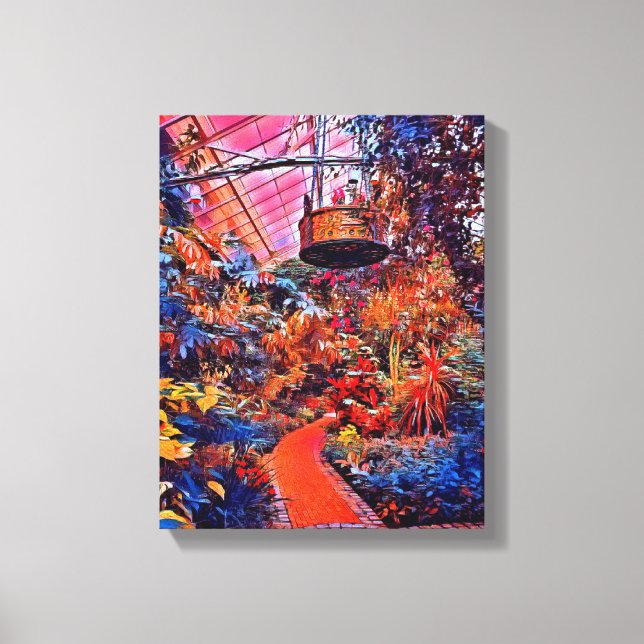 Digitalt blandat medierastat Kanvastryck (Framsida)