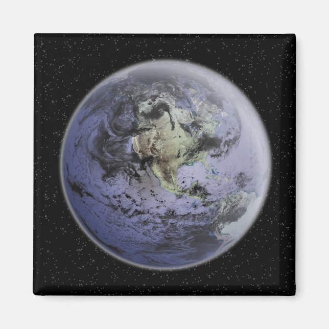 Digitalt förbättrad bild av Fullt Jorden Magnet (Framsidan)