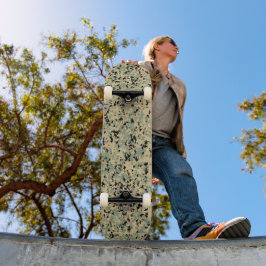 Digitalt kamouflage – Tan-Green SM kamouflage möns Mini Skateboard Bräda 18,5 Cm