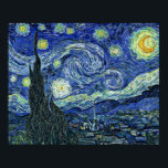 Digitalt modifierad starrikväll Van Gogh suddig Poster<br><div class="desc">En mycket digitalt modifierad "Starry Night" av Van Gogh. Nedan visas en bild i originalbilden som jag brukade skapa produkten ovan. Min version skulle säkerligen se bättre ut med hur zazzle gör sina glandiga kanvaser.</div>