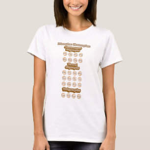 Digrafer, trigrafer som lär sig engelska telefoner t shirt