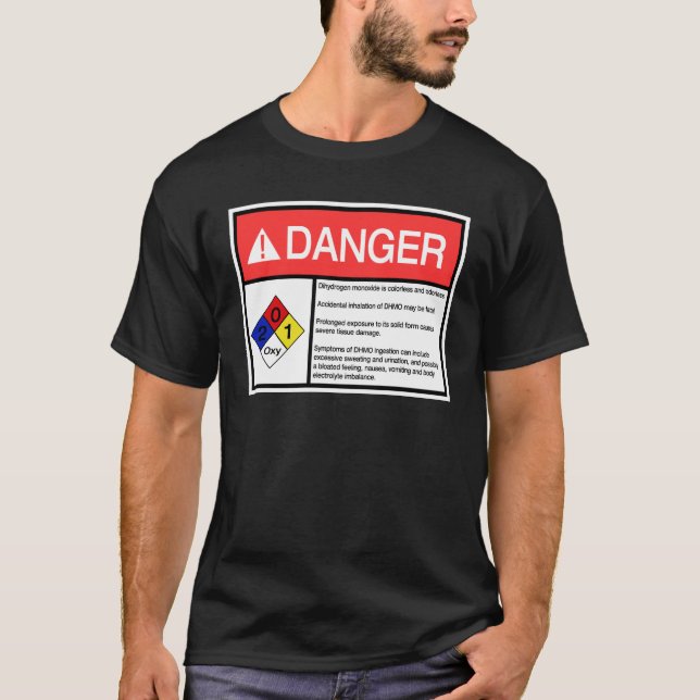 DihydrogenMonoxide T Shirt (Framsida)