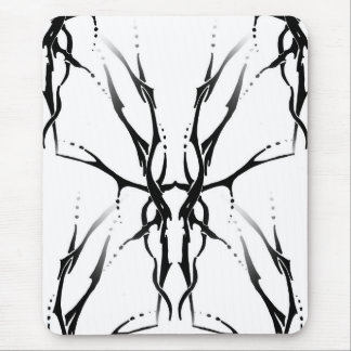Dijital Spegel Hjortskalle Tribal Tatuering Design Musmatta