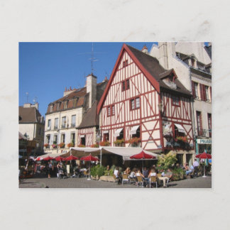 Dijon, kaffetid vykort