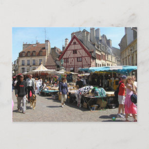 Dijon, Marknadsdag Vykort