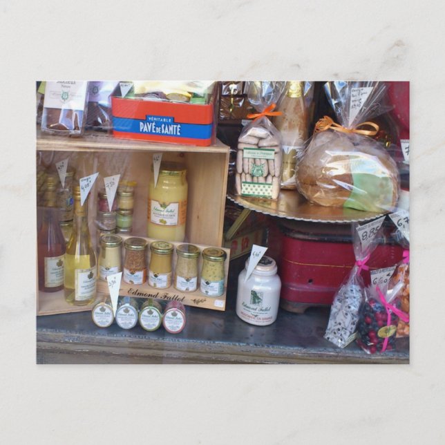 Dijon, Shop-fönster Vykort (Framsida)