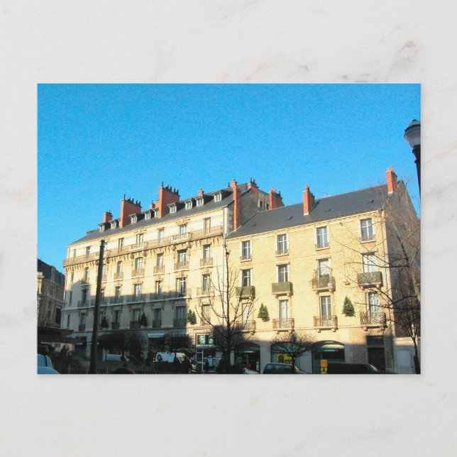 Dijon, stadshus vykort (Framsida)