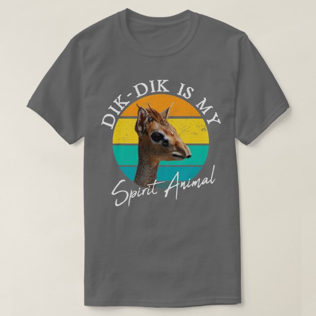 Dik Dik är min Afrika för djurliv. T Shirt (Design framsida)