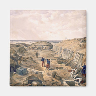 Diket av bastionen du Matt, pläterar från 'place Magnet