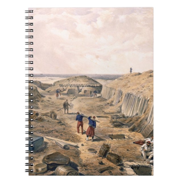 Diket av bastionen du Matt, pläterar från 'placera Anteckningsbok (Framsidan)