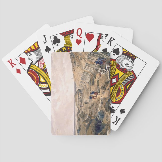 Diket av bastionen du Matt, pläterar från 'placera Casinokort (Baksidan)