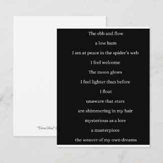 Dikt Anteckningskort