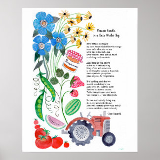 Dikt Art for Charity Poster