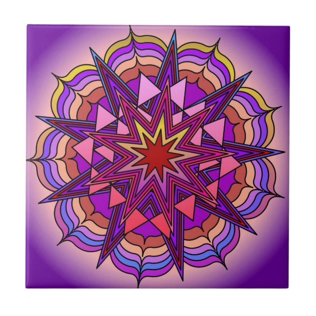 Dikt av ljusa 19 kakelplatta (Framsidan)