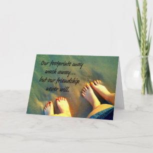 Dikt Beach for Vänends Kort