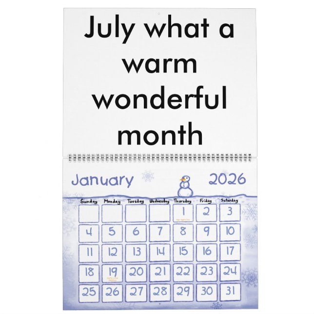 Dikt Calendar Kalender (Jan 2026)