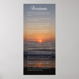 DIKT DESIDERATA POSTER