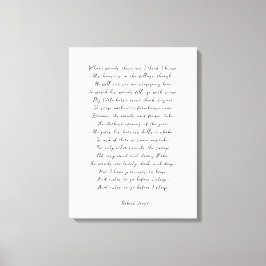 Dikt för anpassningsbar Skriv ut på arbetsytan Canvastryck