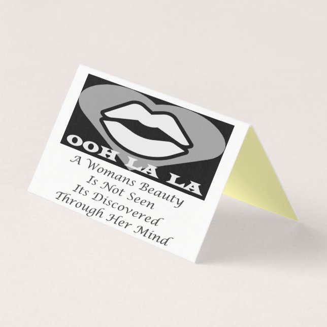 Dikt för ett kvinnligt skönhets-meddelande kort (Framsida)