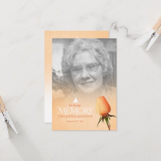 Dikt för fotohågkomst i orange ro (Fram/Back In Situ)