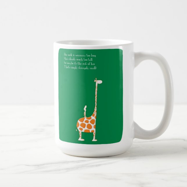 Dikt för giraff HP2129 Kaffemugg (Höger)