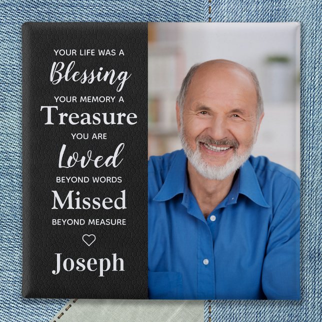 Dikt för minnesminne för personlig knapp (Skapare uppladdad)