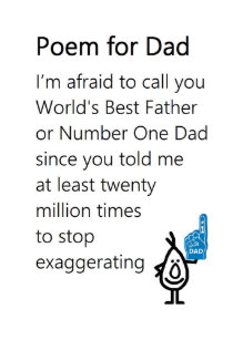 Dikt Til Pappa Mitt Lille Dikt Til Pappa 2020 03 08