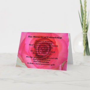 Dikt för vänskap kort