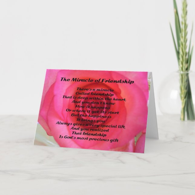 Dikt för vänskap kort (Framsida)